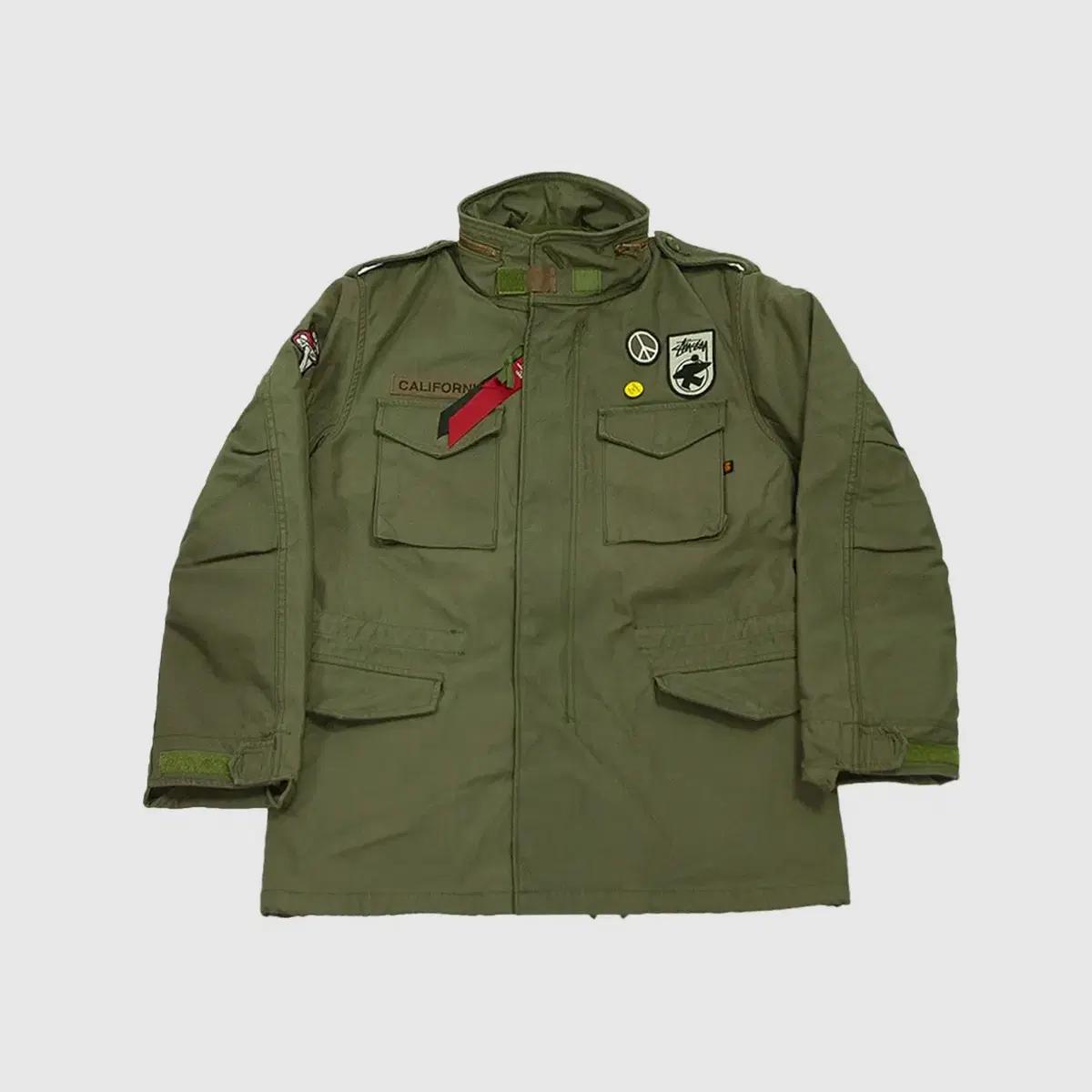 STUSSY GOLDIE FISHTAIL PARKA Olive XL Stussy Olive Goldie Fishtail